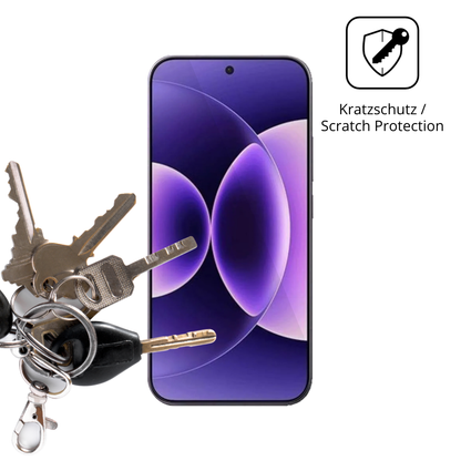 Schutz gegen Kratzer auf dem Xiaomi 17 Ultra Glas durch Schlüssel oder Ähnliches