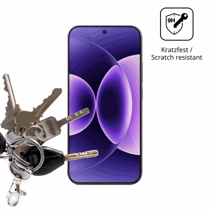dipos Displayschutz für Xiaomi 17 Ultra, transparente Oberfläche, perfekte Passform auch für die Rundungen