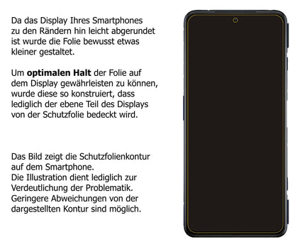 5x Schutzfolie matt für Xiaomi Black Shark 4S Pro Display-Schutzfolie