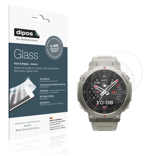 Matte Displayschutzfolie von dipos passend für Xiaomi Black Shark GS3 Ultra, 9H kratzfest und blasenfrei montiert