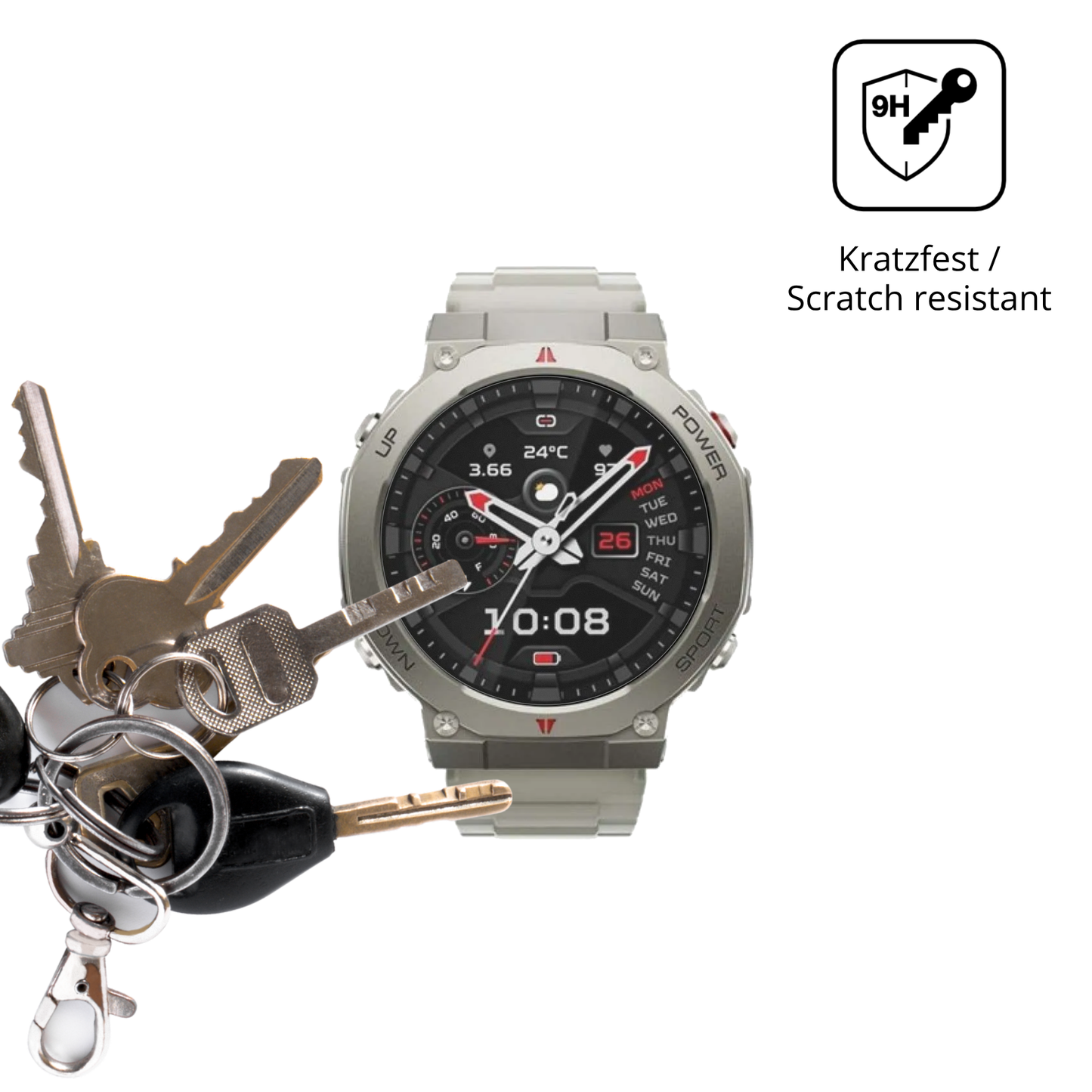 dipos Displayschutz für Xiaomi Black Shark GS3 Ultra, mattierte Oberfläche, robuste Festigkeit und perfekte Passform