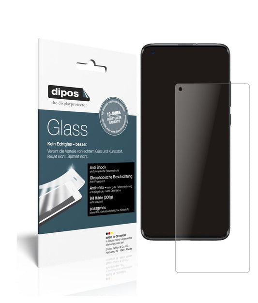 Matte Displayschutzfolie von dipos passend für Xiaomi Mi 10S, 9H kratzfest und blasenfrei montiert