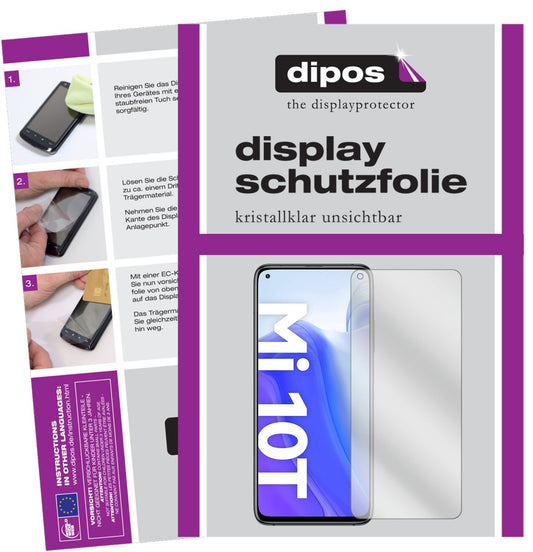 1x Schutzfolie klar für Xiaomi Mi 10T Display-Schutzfolie