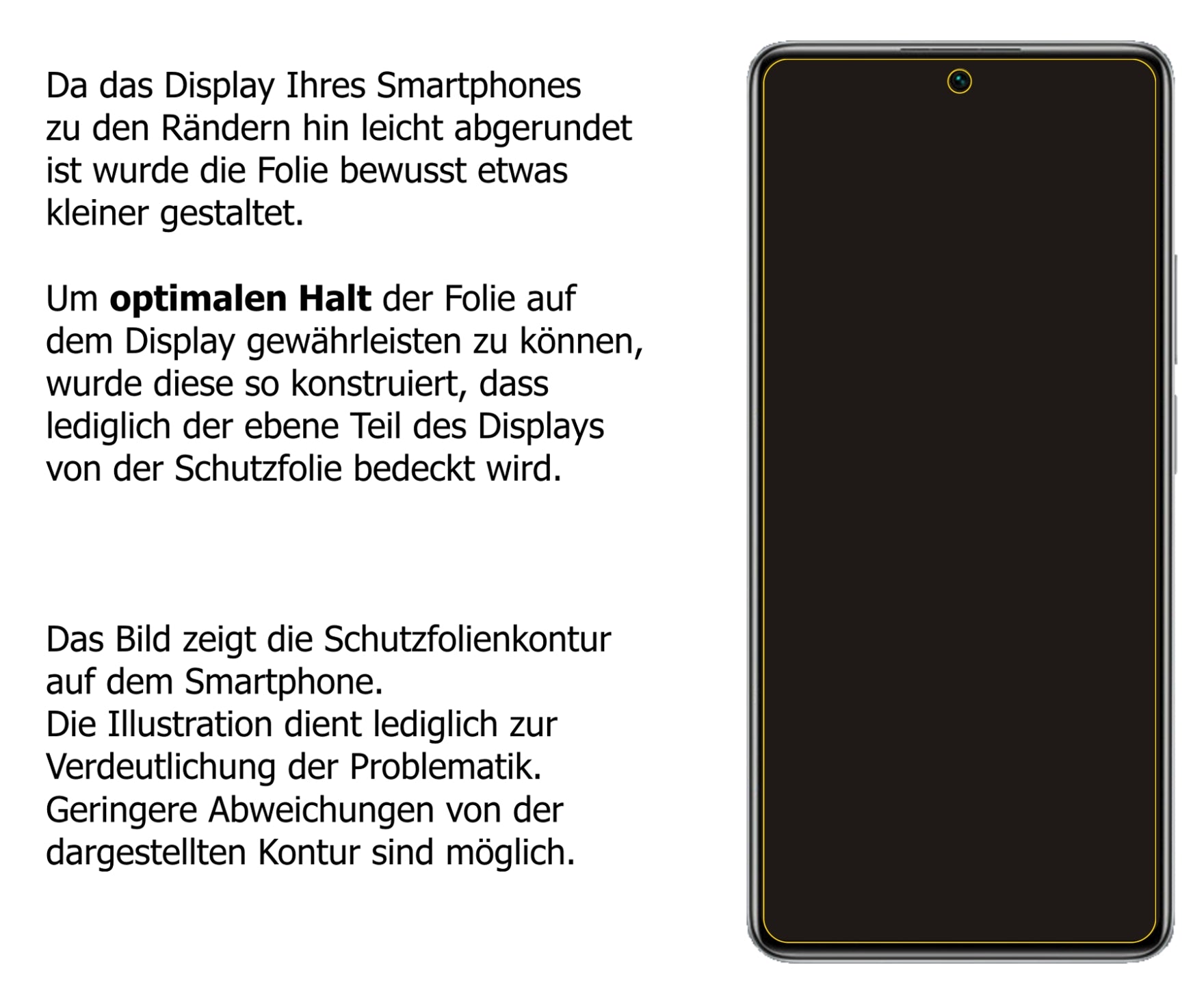 Dünne und klare Folie passend zugeschnitten für Xiaomi Mi 11T Pro