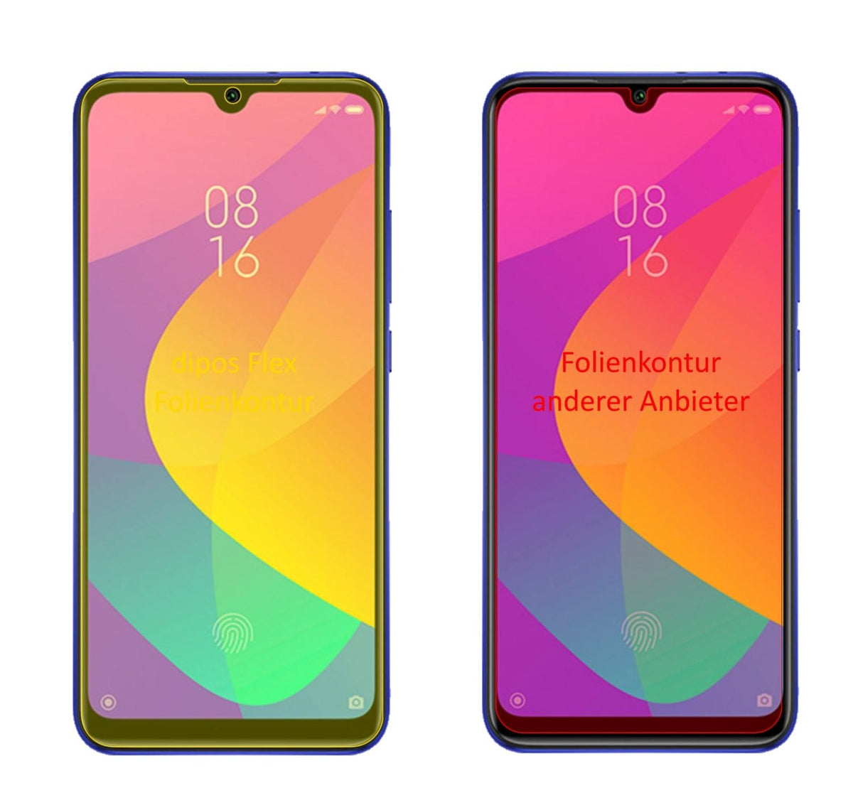 3x 3D Full Cover Schutzfolie für Xiaomi Mi A3