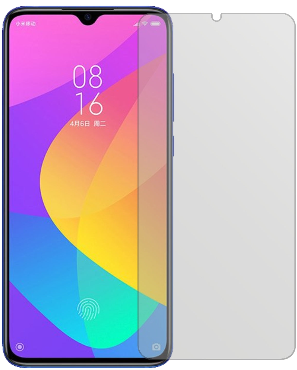 4x Schutzfolie matt für Xiaomi Mi CC9e Display-Schutzfolie