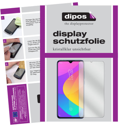 5x Schutzfolie klar für Xiaomi Mi 9 Lite Display-Schutzfolie