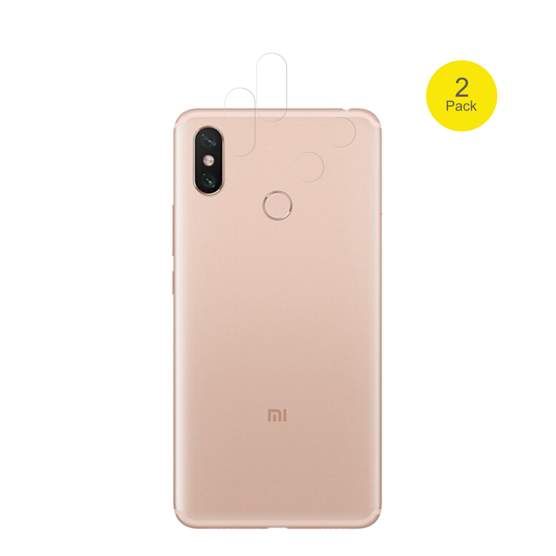 xiaomimi max 3 rückseite mit aufgebrachter dipos Flex Schutzfolie, glasklare Darstellung ohne Einschränkungen