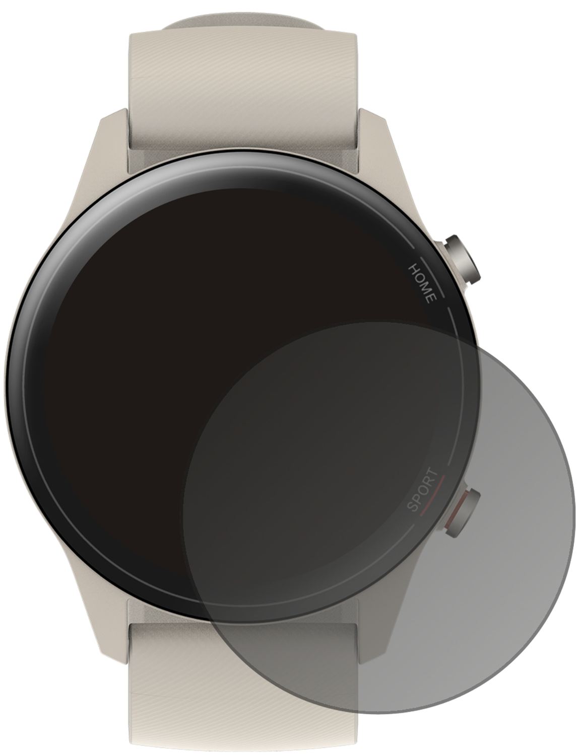Blickschutzfolie für Xiaomi Mi Watch matt Schutzfolie Privacy
