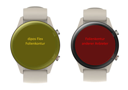 3x 3D Full Cover Schutzfolie für Xiaomi Mi Watch