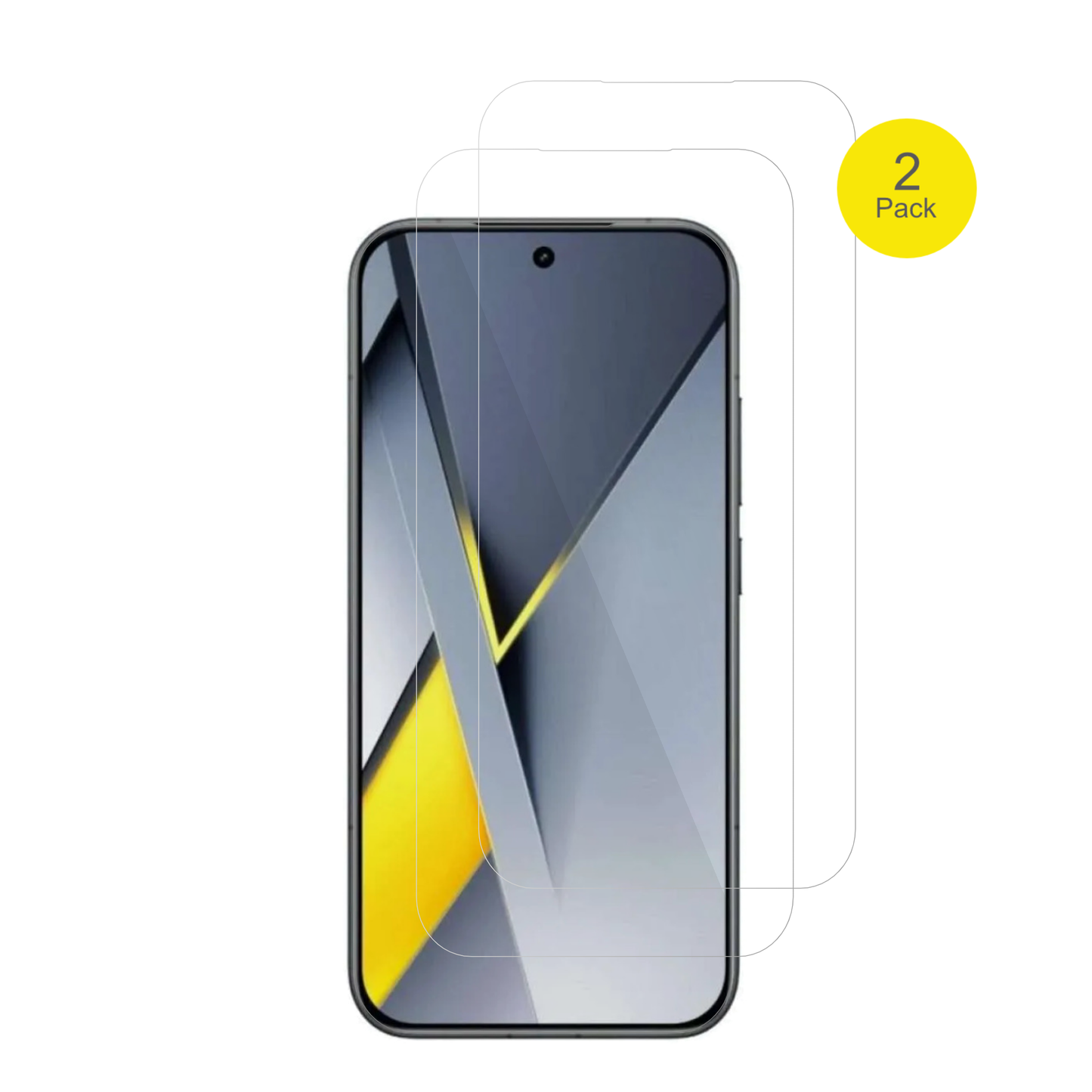 XiaomiPoco F8 Ultra mit aufgebrachter dipos Displayschutzfolie, glasklare Darstellung ohne Einschränkungen