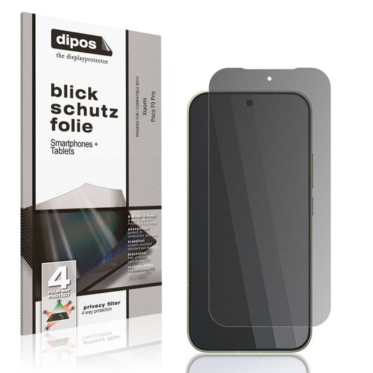 Blickschutzfolie für Xiaomi Poco F9 Pro matt Schutzfolie Privacy
