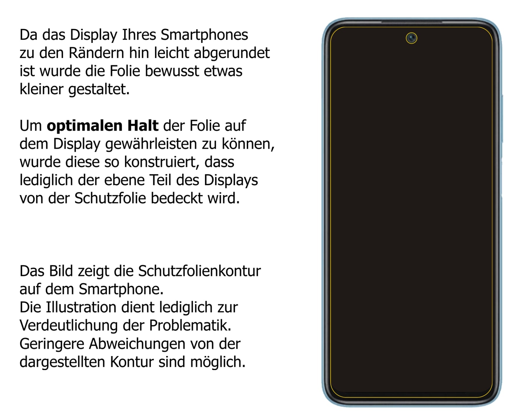 Privatsphäre-Schutz durch Sichtschutz-Folie passend zugeschnitten für Xiaomi Redmi 10