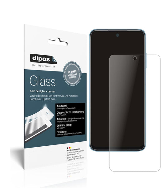 Matte Displayschutzfolie von dipos passend für Xiaomi Redmi 10, 9H kratzfest und blasenfrei montiert