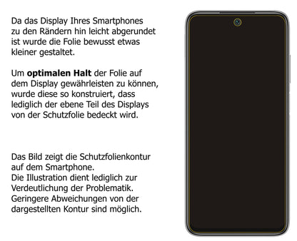 1x Schutzfolie klar für Xiaomi Redmi 10 Prime Display-Schutzfolie