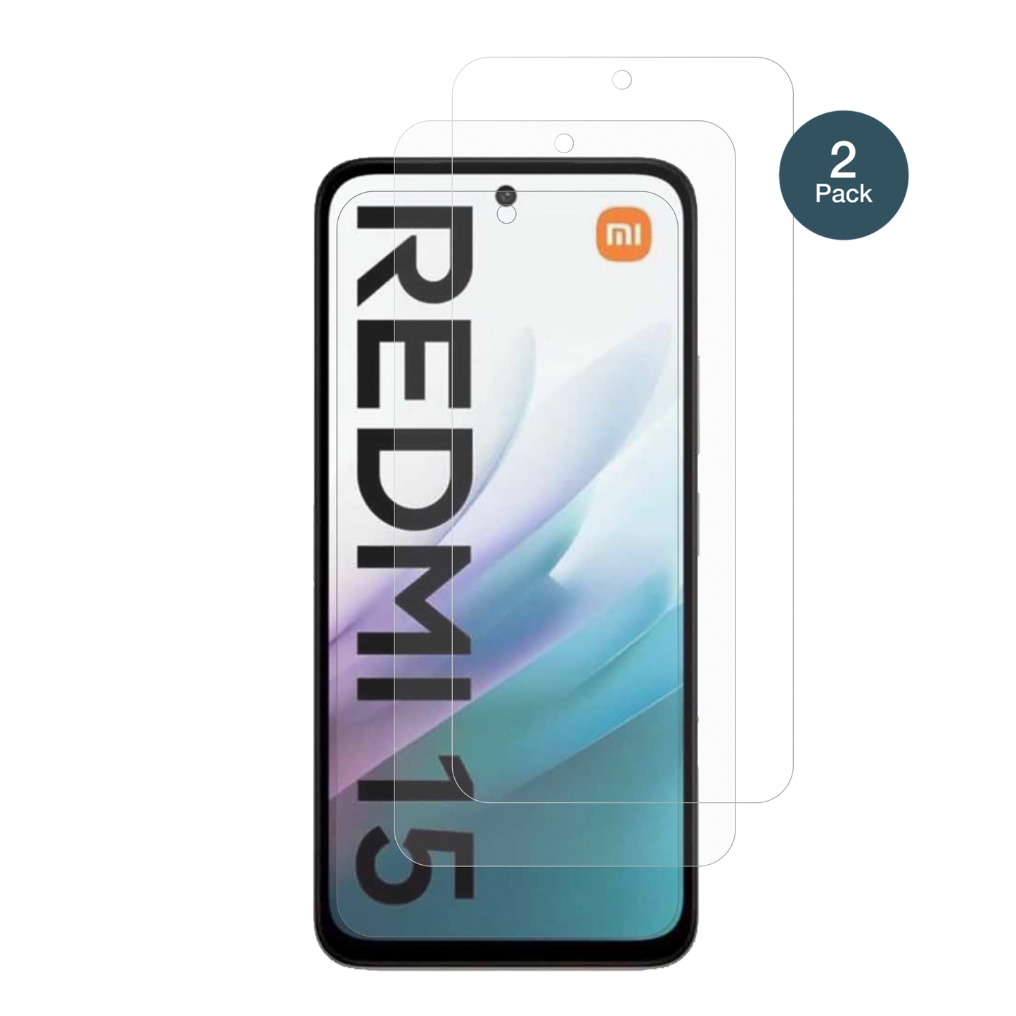 2x 9H Schutzfolie matt für Xiaomi Redmi 15 4G Panzerfolie