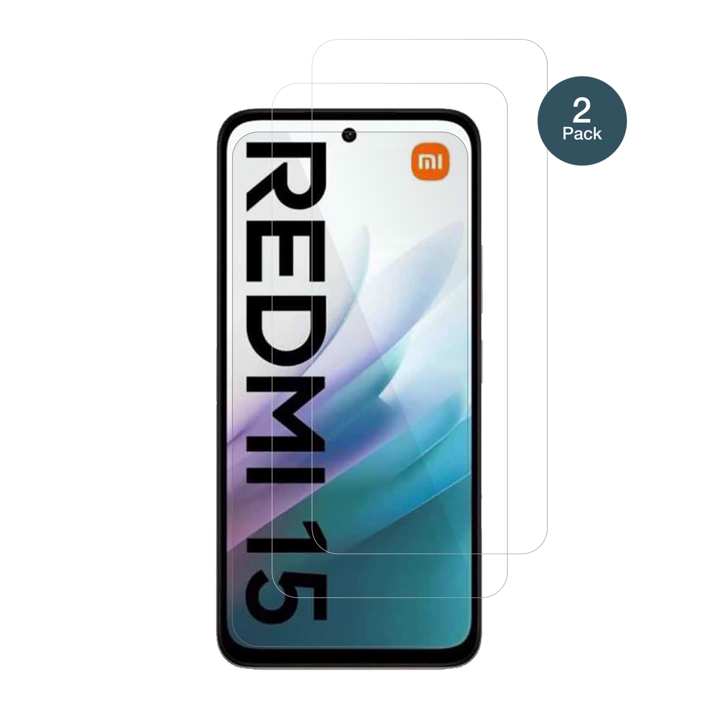 2x 9H Schutzfolie für Xiaomi Redmi 15 4G Panzerfolie