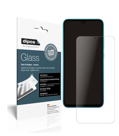 Matte Displayschutzfolie von dipos passend für Xiaomi Redmi 9A Sport, 9H kratzfest und blasenfrei montiert