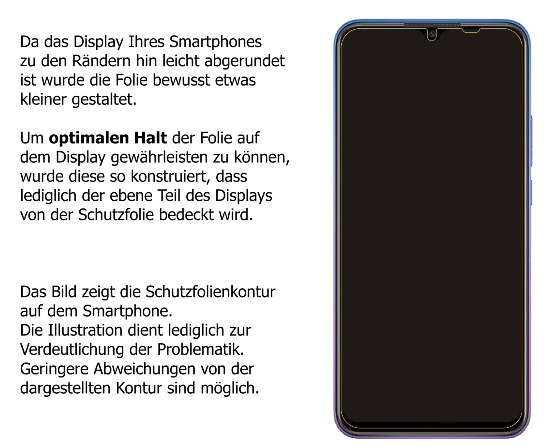dipos Displayschutz für Xiaomi Redmi 9 Prime, mattierte Oberfläche, robuste Festigkeit und perfekte Passform