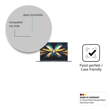 Schutzfolie mit optimaler Passform, zur Verwendung mit Hüllen geeignet