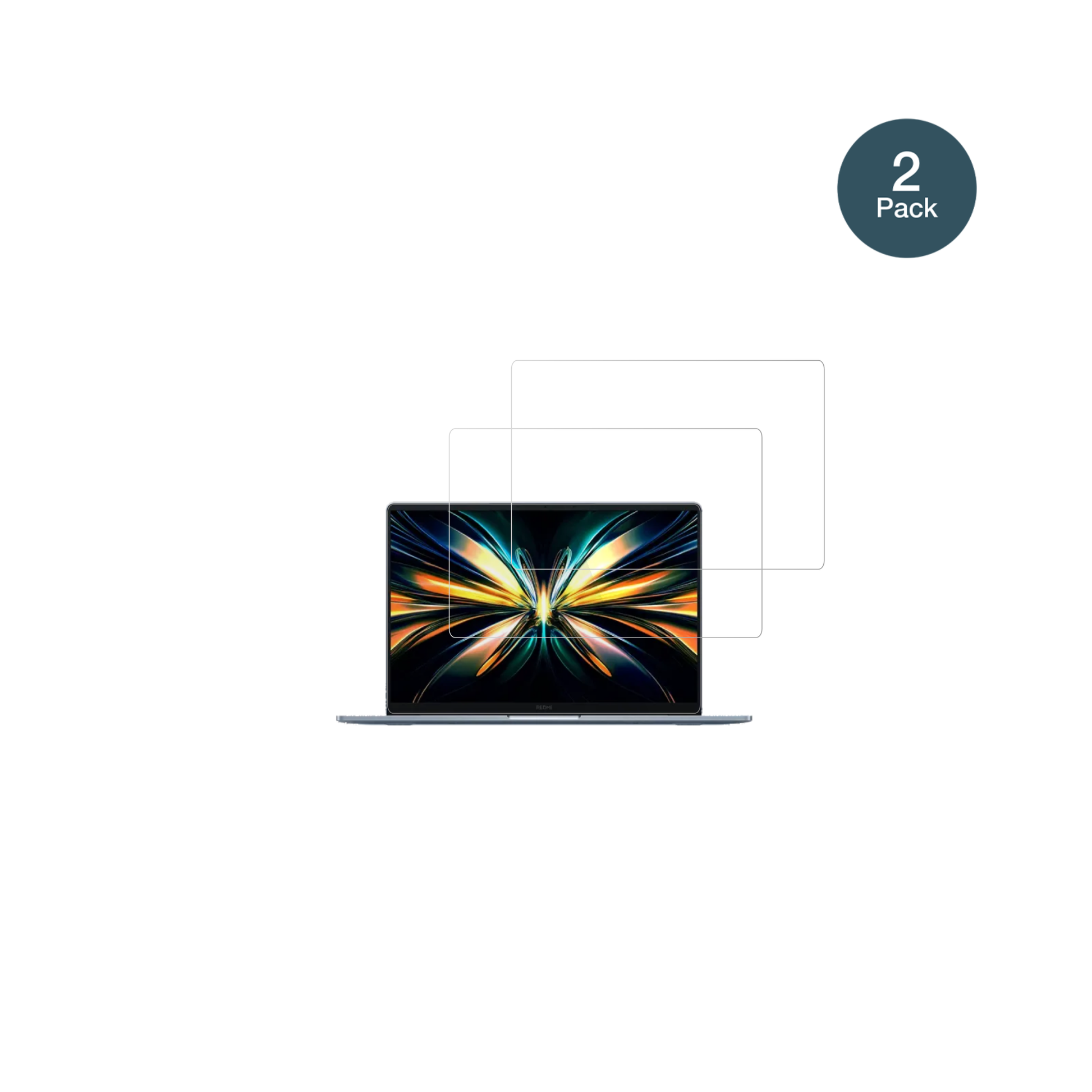 XiaomiRedmiBook Pro 14 2025 mit aufgebrachter dipos Flex Schutzfolie, glasklare Darstellung ohne Einschränkungen