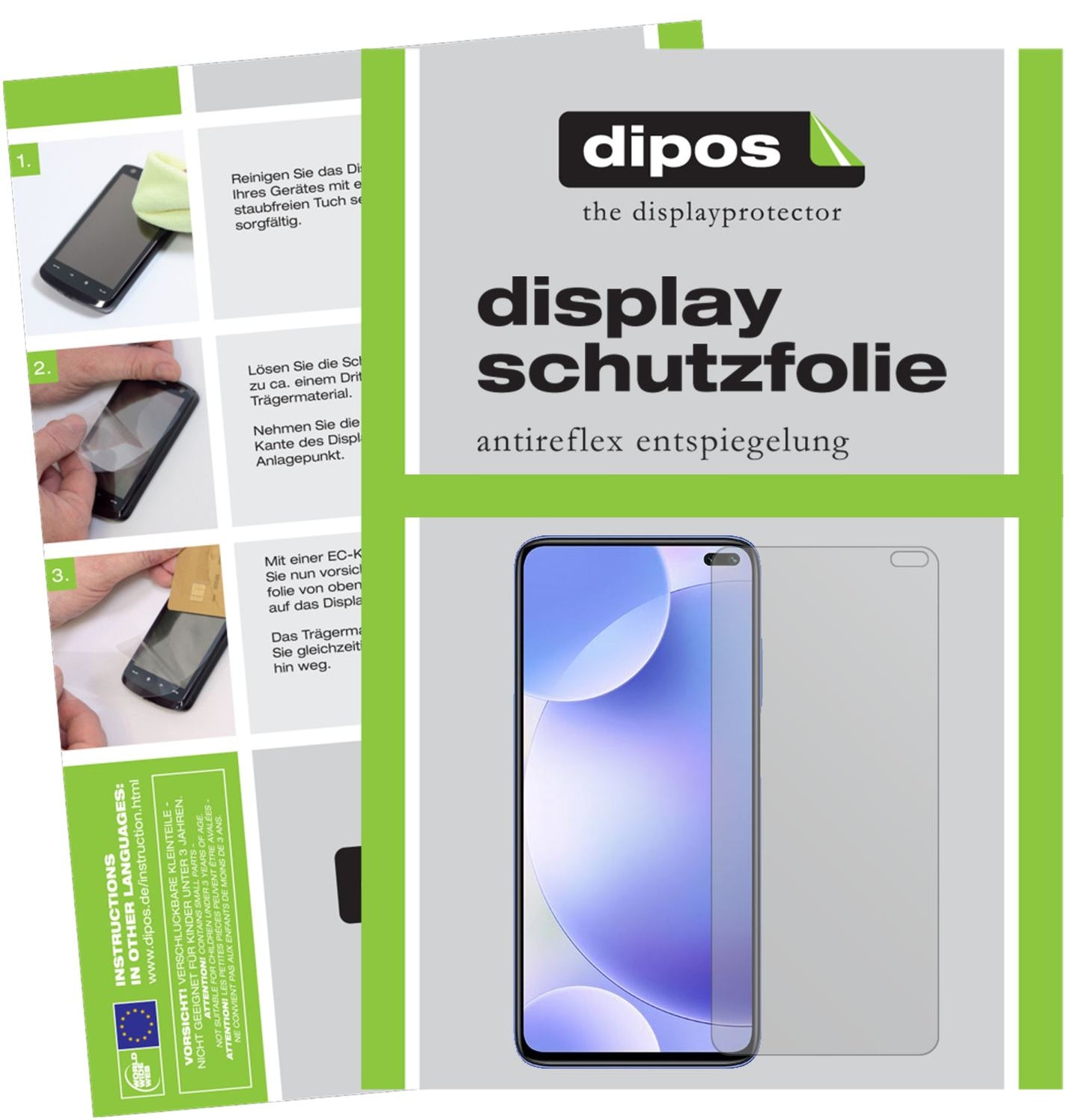 5x Schutzfolie matt für Xiaomi POCO X2 Display-Schutzfolie