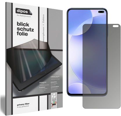 Blickschutzfolie für Xiaomi Redmi K30i matt Schutzfolie Privacy