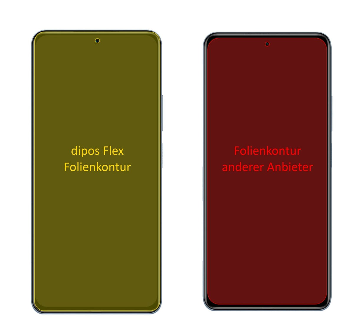 3x 3D Full Cover Schutzfolie für Xiaomi Redmi K40