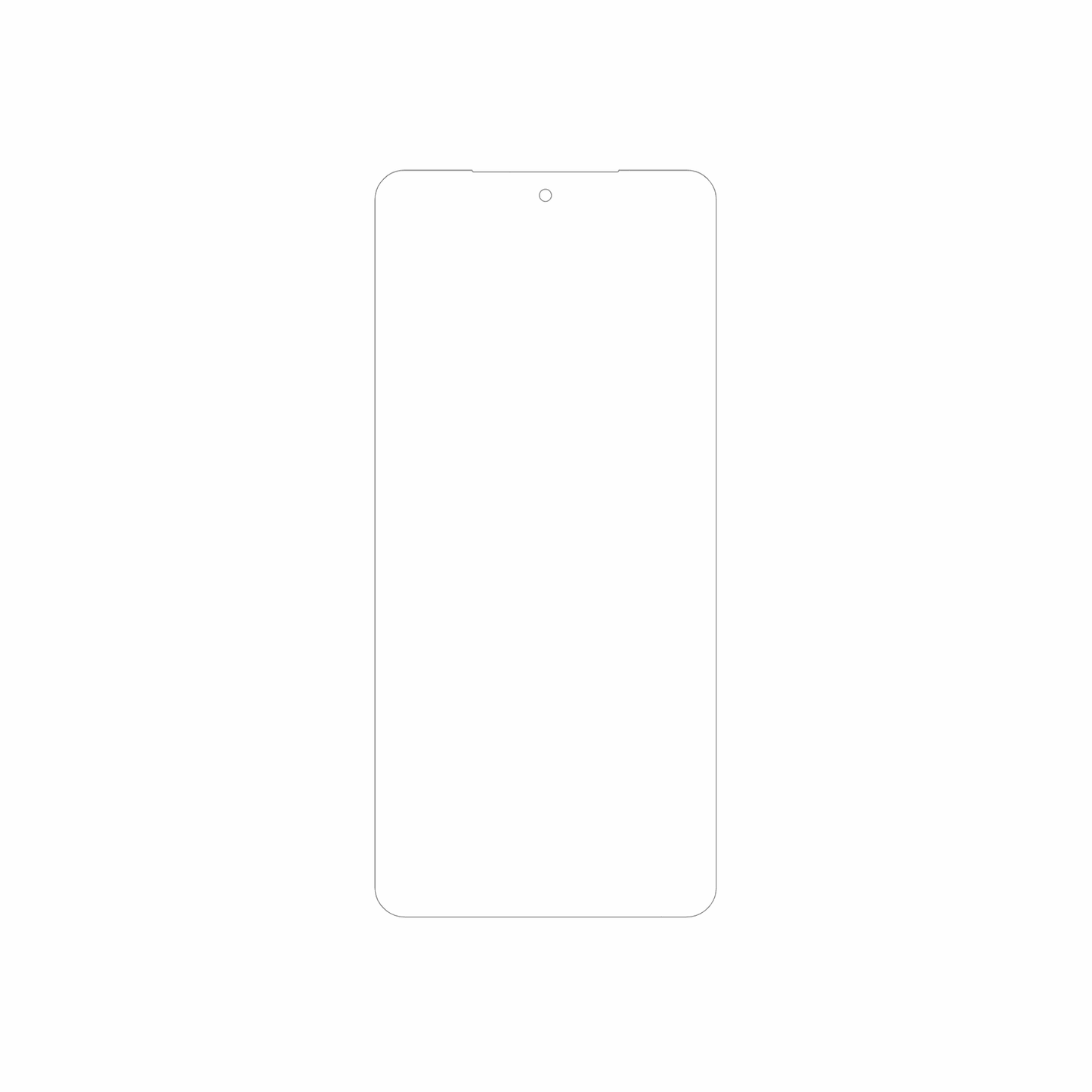 D�nne und klare Folie passend zugeschnitten f�r WONNIE Frameo 10.1 Zoll Digitaler Bilderrahmen