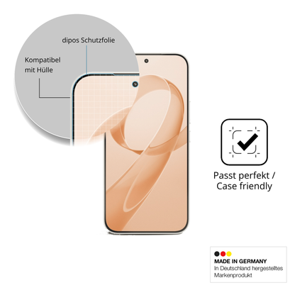 Schutzfolie mit optimaler Passform, zur Verwendung mit Hüllen geeignet