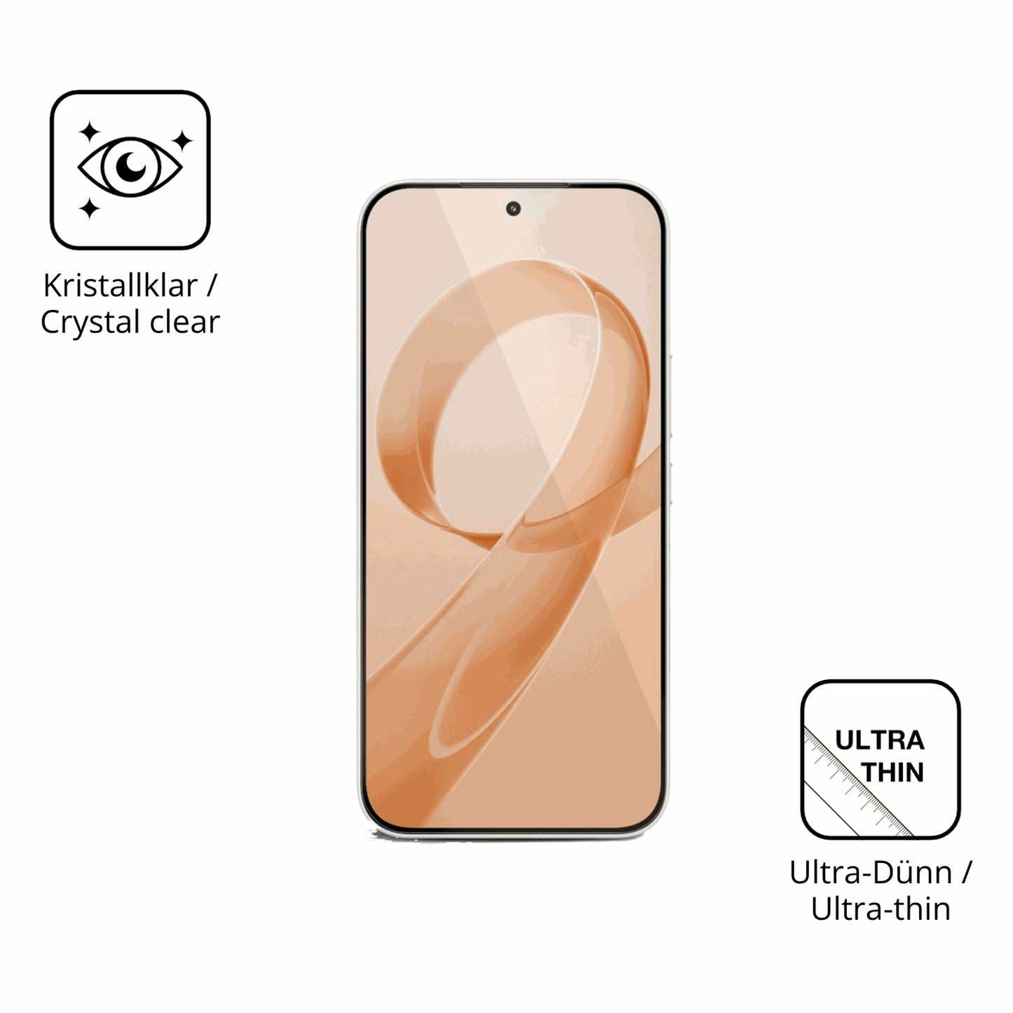 Dünne und klare Folie passend zugeschnitten für xiaomiredmi k90