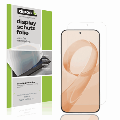 Matte Displayschutzfolie von dipos passend für xiaomiredmi k90 pro max, präziser Zuschnitt und blasenfrei montiert
