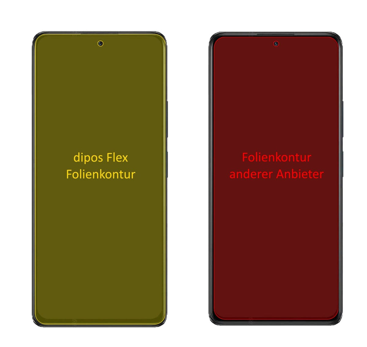 3x 3D Full Cover Schutzfolie für Xiaomi Redmi Note 10S