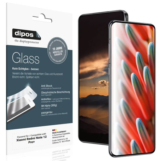 2x 9H Schutzfolie matt für Xiaomi Redmi Note 12 Pro+ Panzerfolie