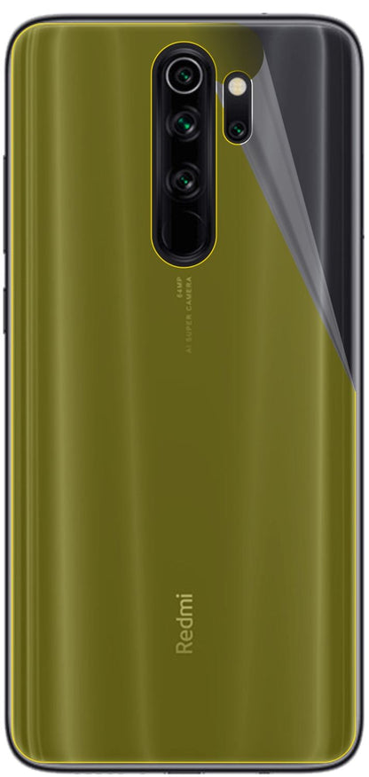 3x 3D Full Cover Schutzfolie für Xiaomi Redmi Note 8 Rückseite