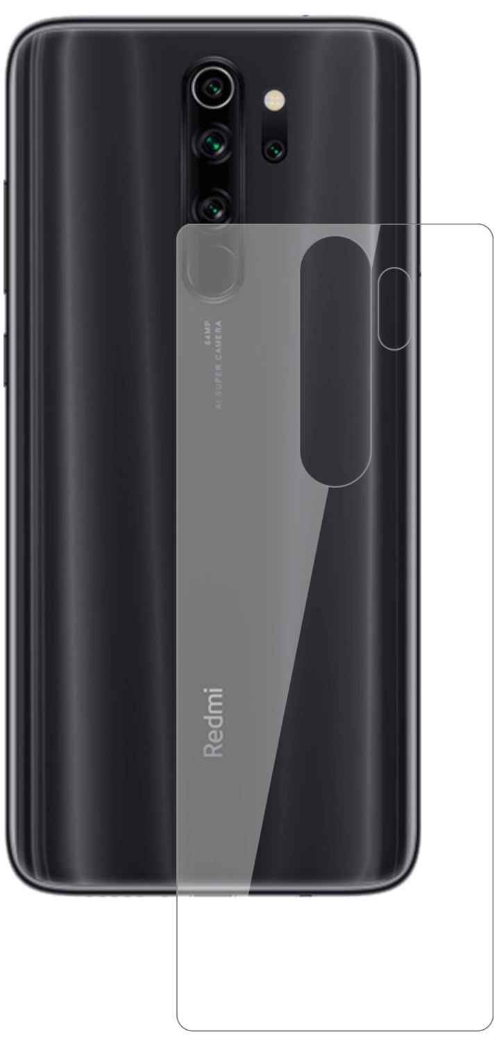 1x 9H Schutzfolie für Xiaomi Redmi Note 8 Rückseite Panzerfolie