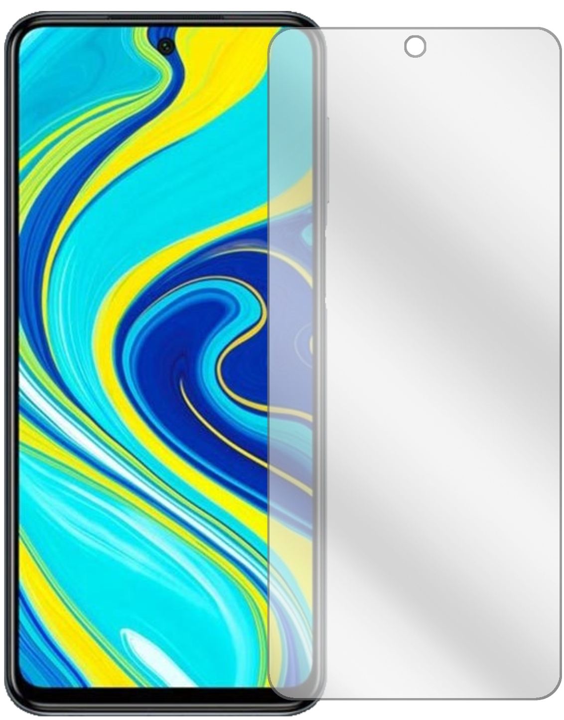 6x Schutzfolie klar für Xiaomi Redmi Note 9S Display-Schutzfolie