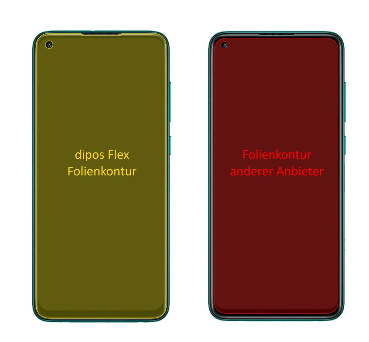 3x 3D Full Cover Schutzfolie für Xiaomi Redmi Note 9T 5G