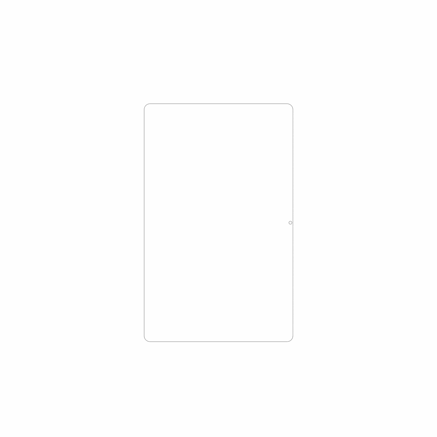 dipos Displayschutz für XIAOMI Redmi Pad 10.61 Zoll, mattierte Oberfläche, geringe Dicke und perfekte Passform