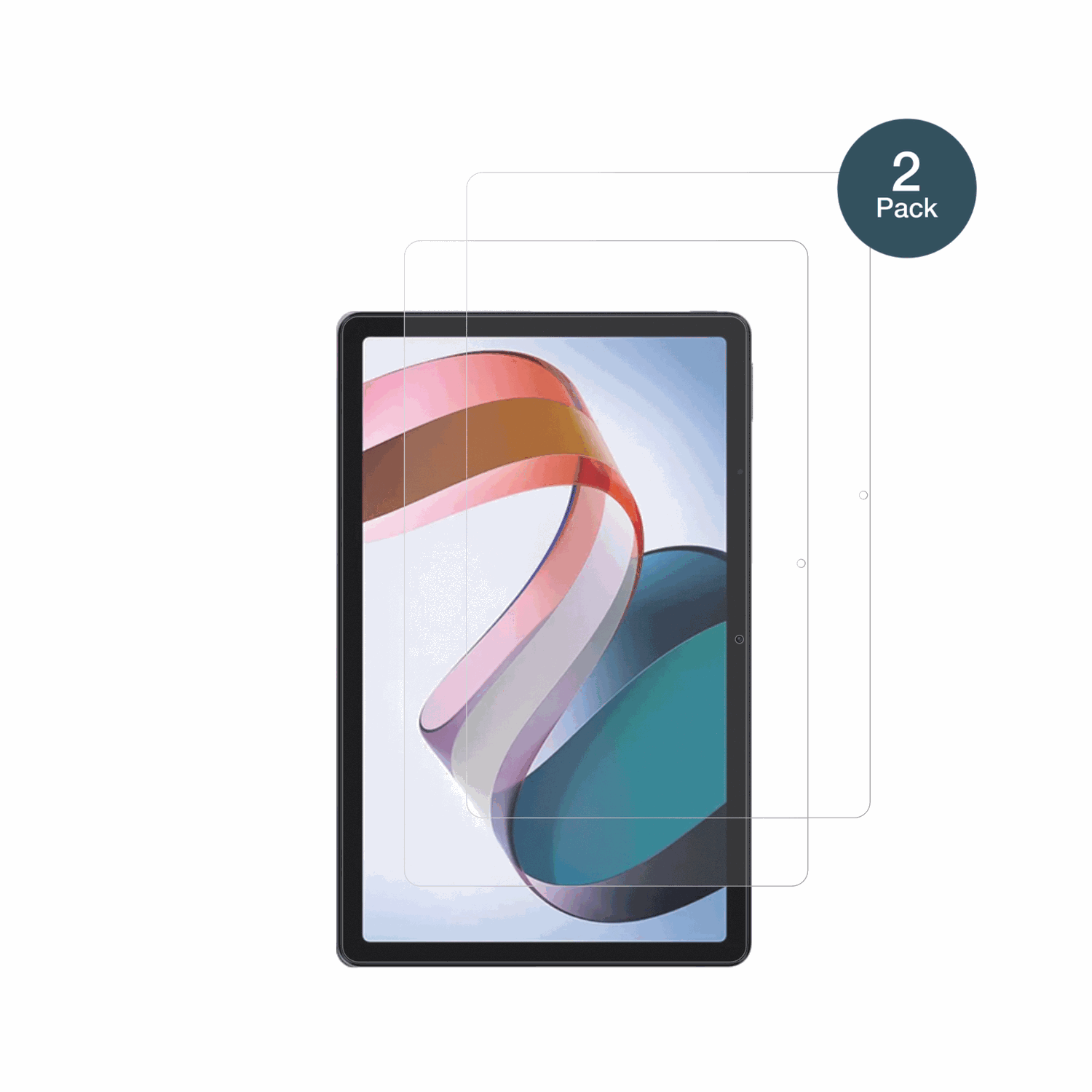 XIAOMIRedmi Pad 10.61 Zoll mit aufgebrachter dipos Panzerfolie, die lästige Fingerabdrücke minimiert