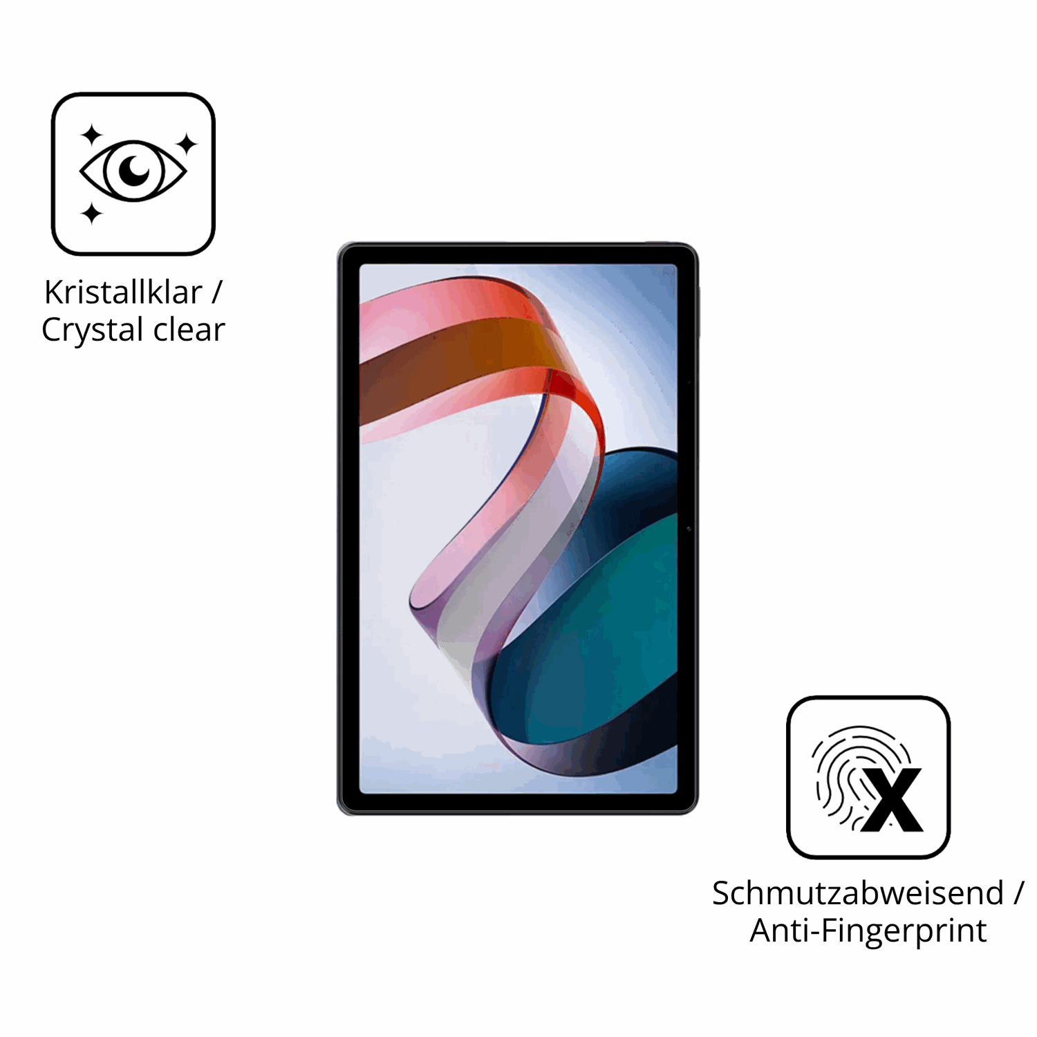 Flexible TPU-Folie passend zugeschnitten für XIAOMI Redmi Pad 10.61 Zoll, vollständige Abdeckung
