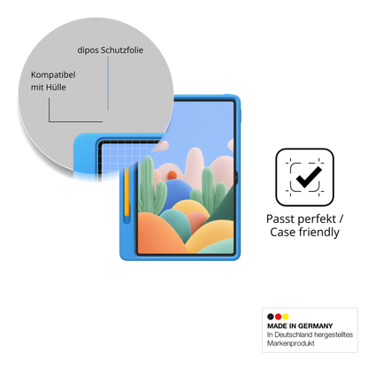 Schutzfolie mit optimaler Passform, zur Verwendung mit Hüllen geeignet