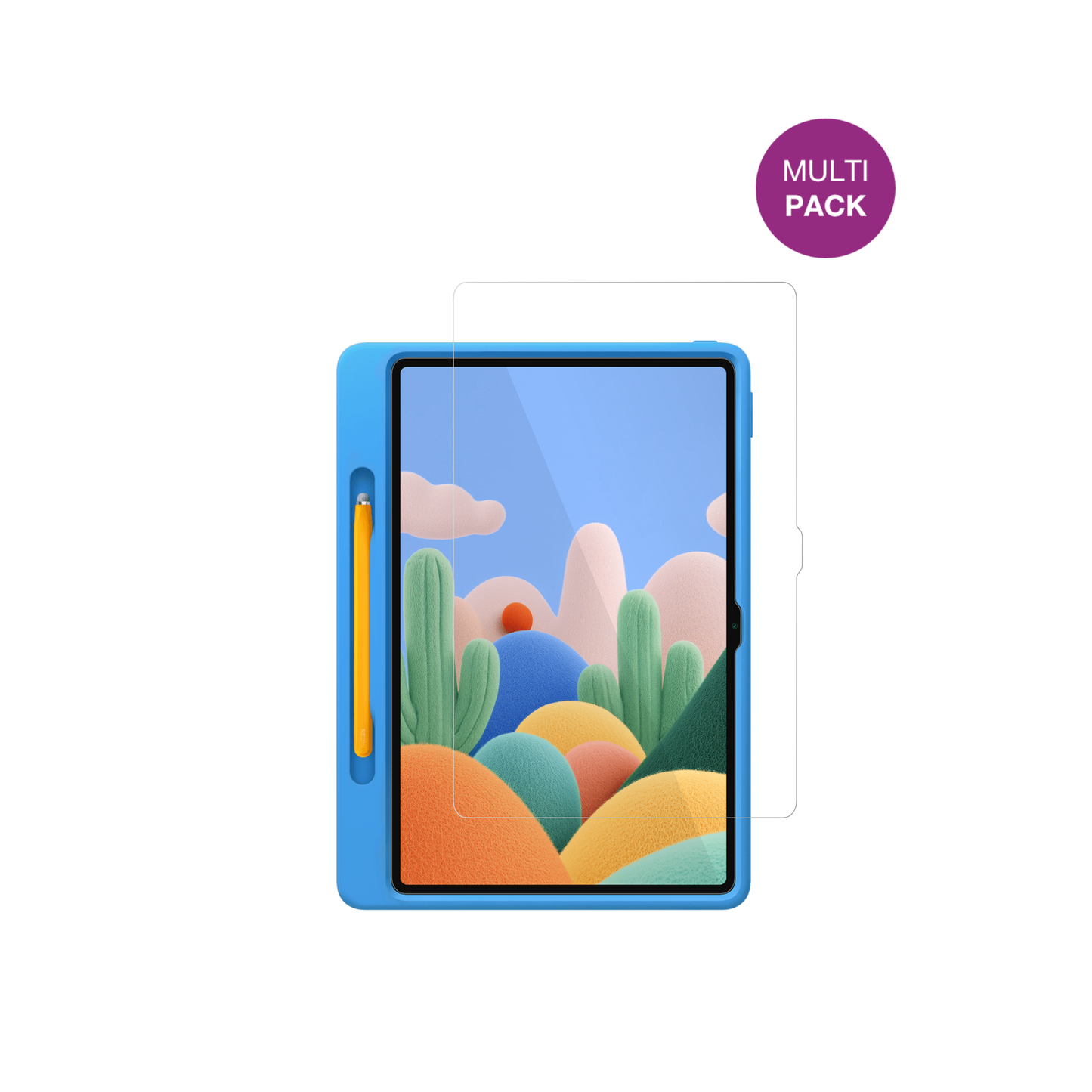 XiaomiRedmi Pad 2 Play Bundle mit aufgebrachter dipos Displayschutzfolie, glasklare Darstellung ohne Einschränkungen