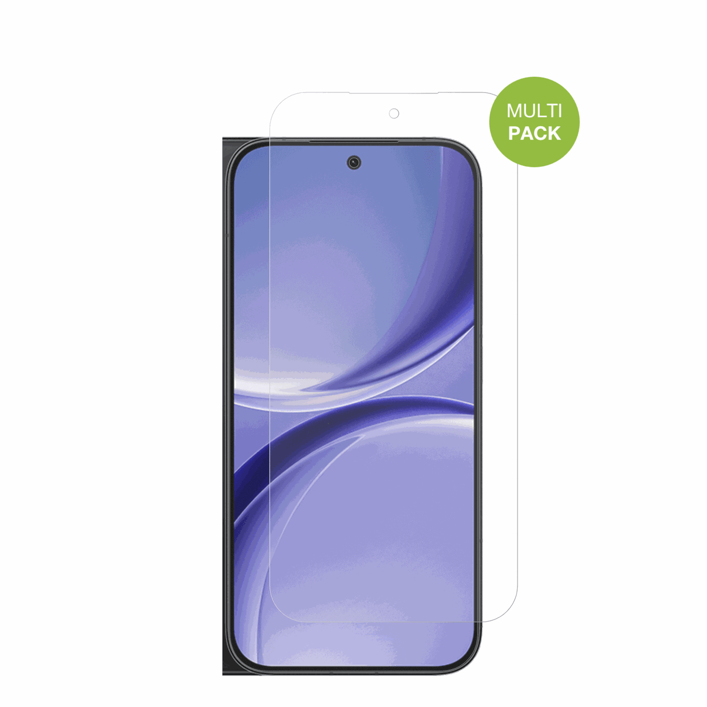 XiaomiRedmi Turbo 5 mit aufgebrachter dipos Displayschutzfolie, die lästige Fingerabdrücke minimiert