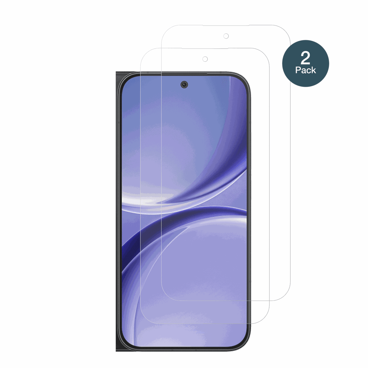 XiaomiRedmi Turbo 5 mit aufgebrachter dipos Panzerfolie, die lästige Fingerabdrücke minimiert