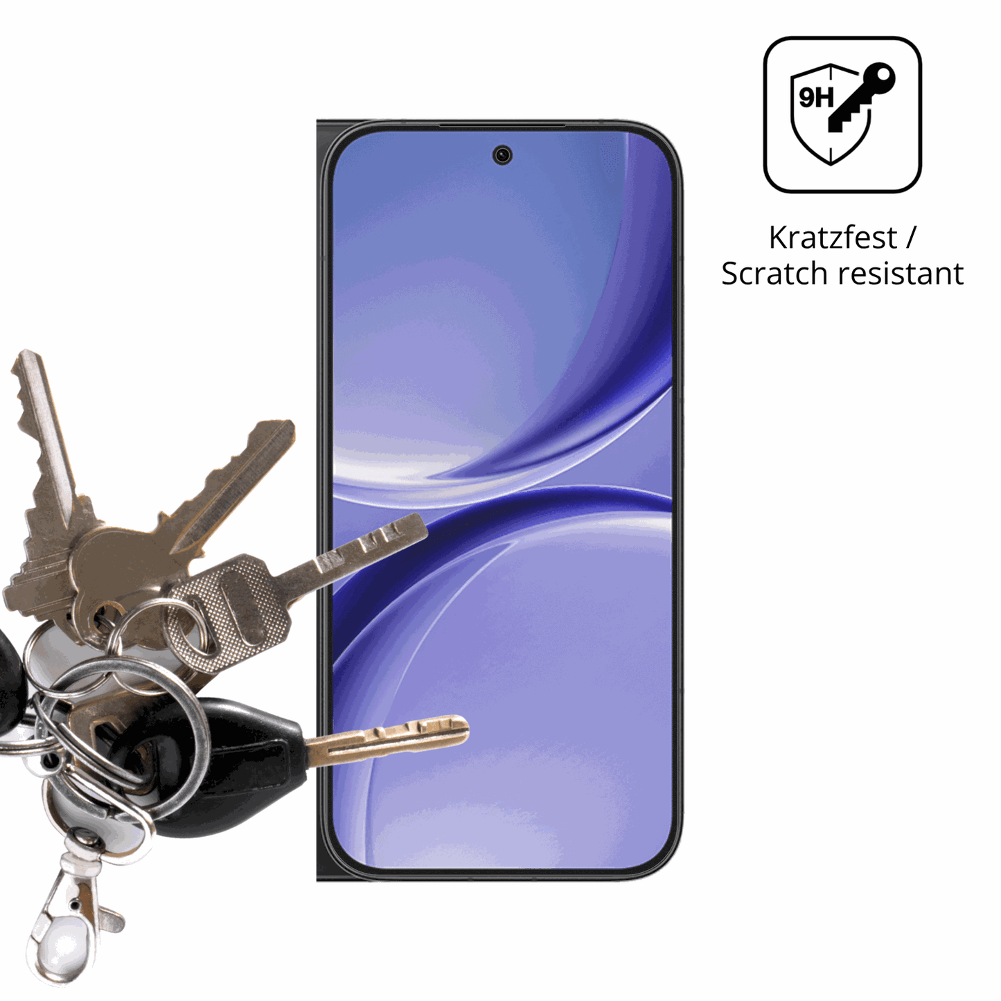 dipos Displayschutz für Xiaomi Redmi Turbo 5, mattierte Oberfläche, robuste Festigkeit und perfekte Passform