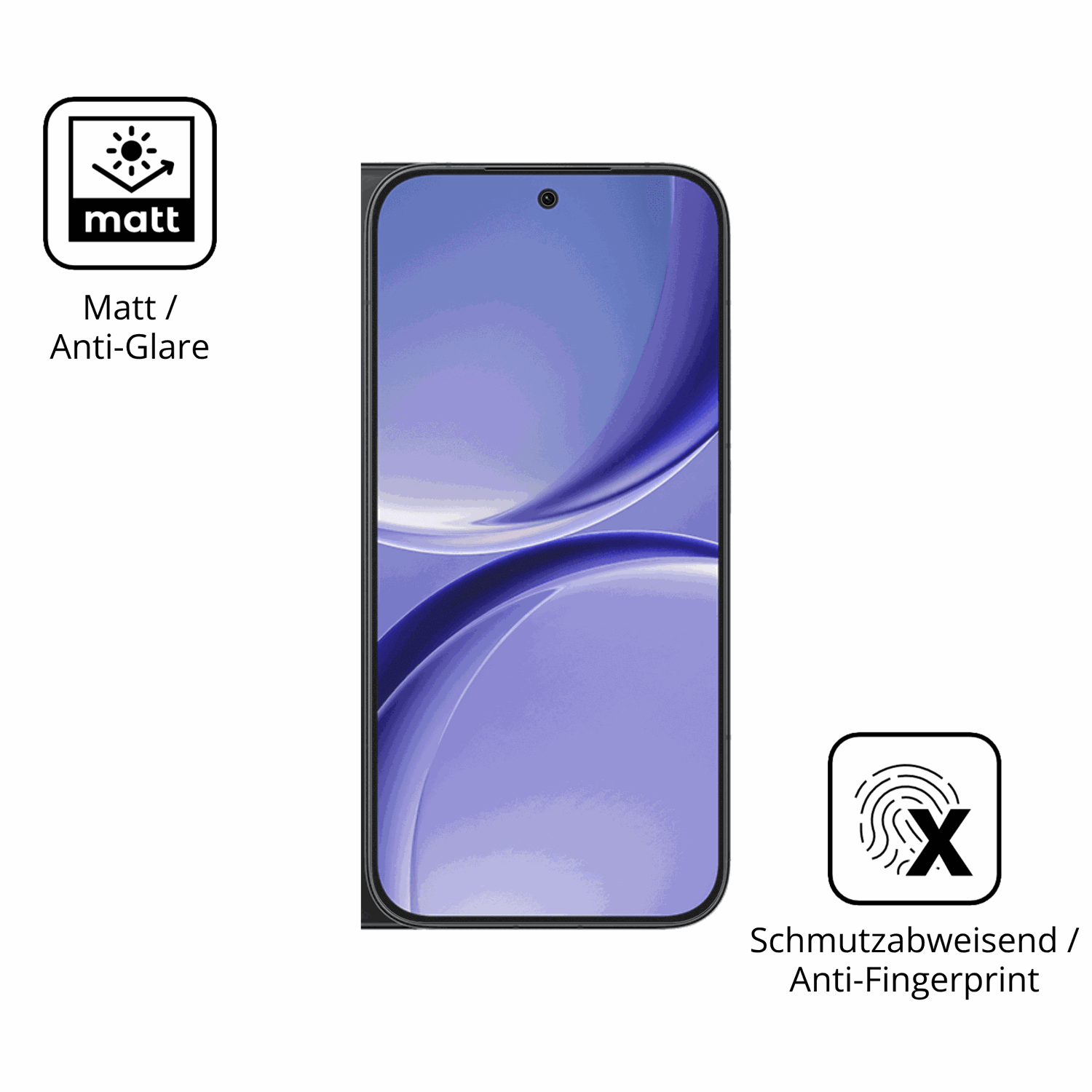 9H Hartbeschichtete, flexible Folie passend zugeschnitten für Xiaomi Redmi Turbo 5