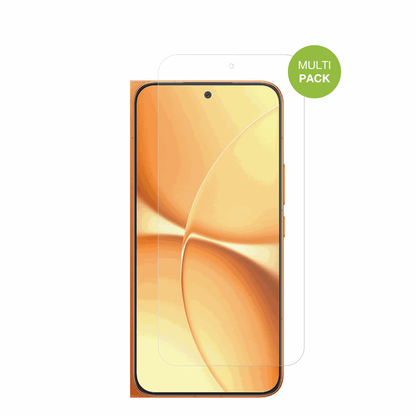 XiaomiRedmi Turbo 5 Max mit aufgebrachter dipos Displayschutzfolie, die lästige Fingerabdrücke minimiert
