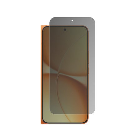 XiaomiRedmi Turbo 5 Max mit aufgebrachtem dipos Displayschutz, der seitliche Einblicke blockiert