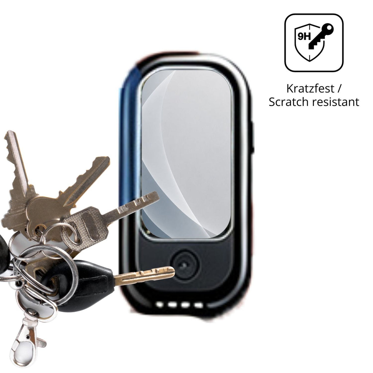 dipos Displayschutz für Xilecam A300, mattierte Oberfläche, robuste Festigkeit und perfekte Passform